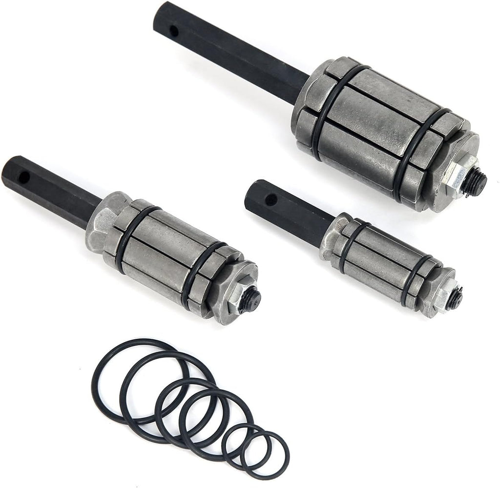 3-Pieces 1/18'' to 3-1/2'' Tail Exhaust Pipe Expander Kit with Storage Case O679