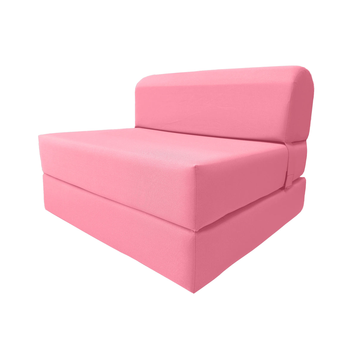 Pink Folding Foam Sleeper Chair D6988