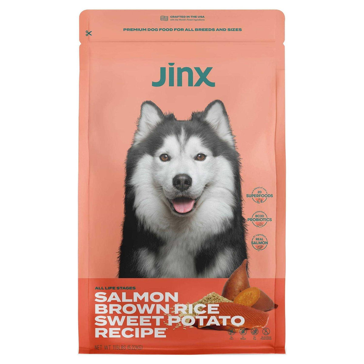 Salmon Brown Rice & Sweet Potato Dry Dog Food A4625