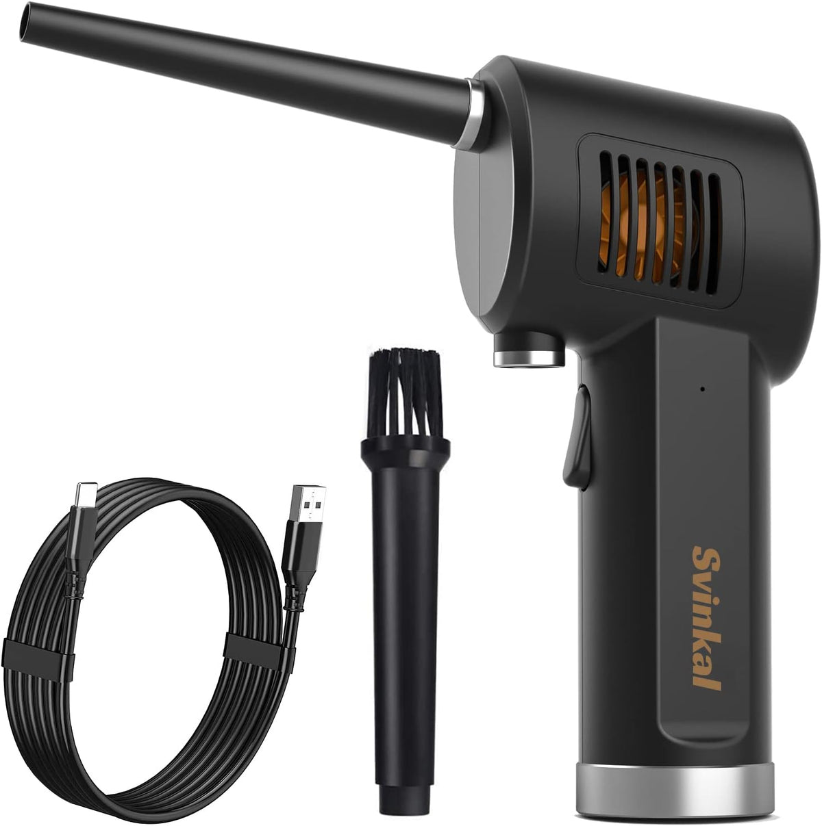 Compressed Air Duster, 33000RPM Rechargeable Electric Air Blower K861178