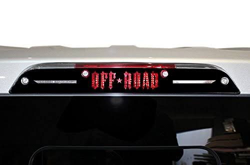 Matte Black Third Brake Light Vinyl Decal Wrap Kit B850