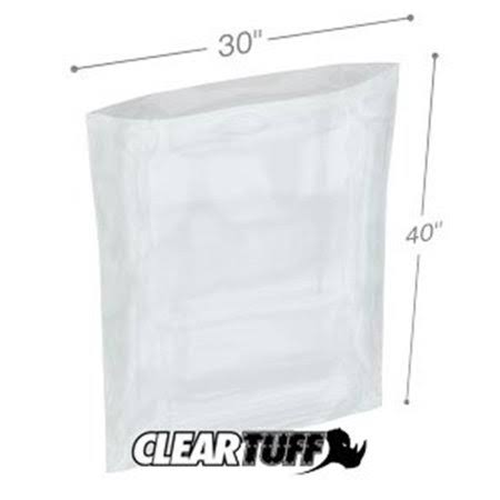 Clear Poly Bags 30 x 40 in. 0.002 Gauge Case of 250 C58394