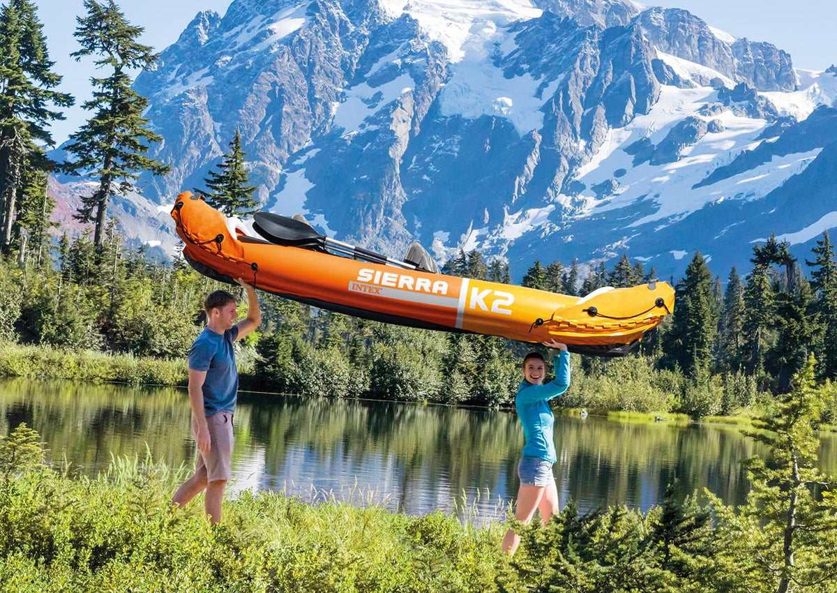 Inflatable Kayak with Oars and Hand Pump Q1757