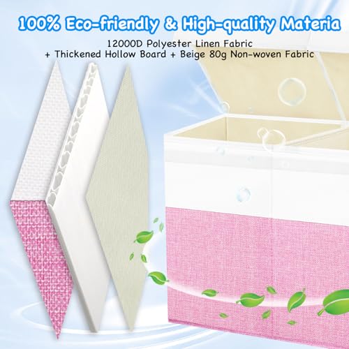 Large Grey Toy Box Chest with Lids R339531