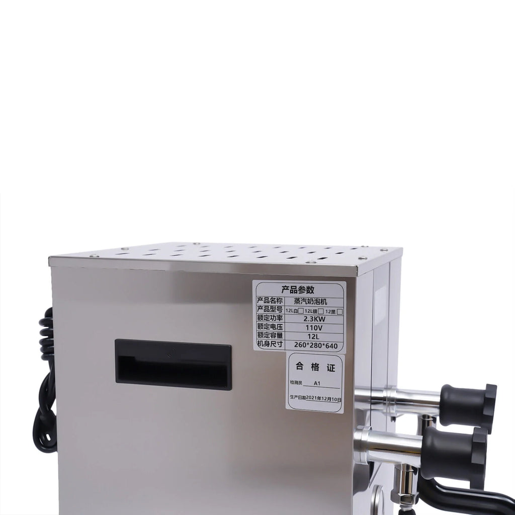 12L 4 in 1 Stainless Steel Espresso Coffee Milk Foam Maker 2500W L181653