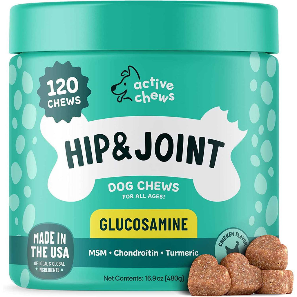 Glucosamine for Dogs Hip and Joint Supplement with Chondroitin, Turmeric, and Msm J816