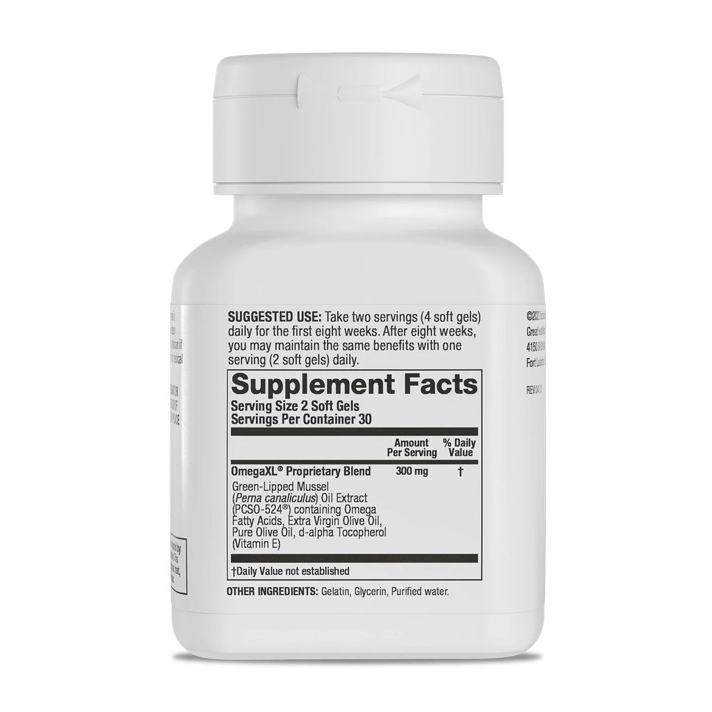Green-Lipped Mussel Oil 60 Softgels F395