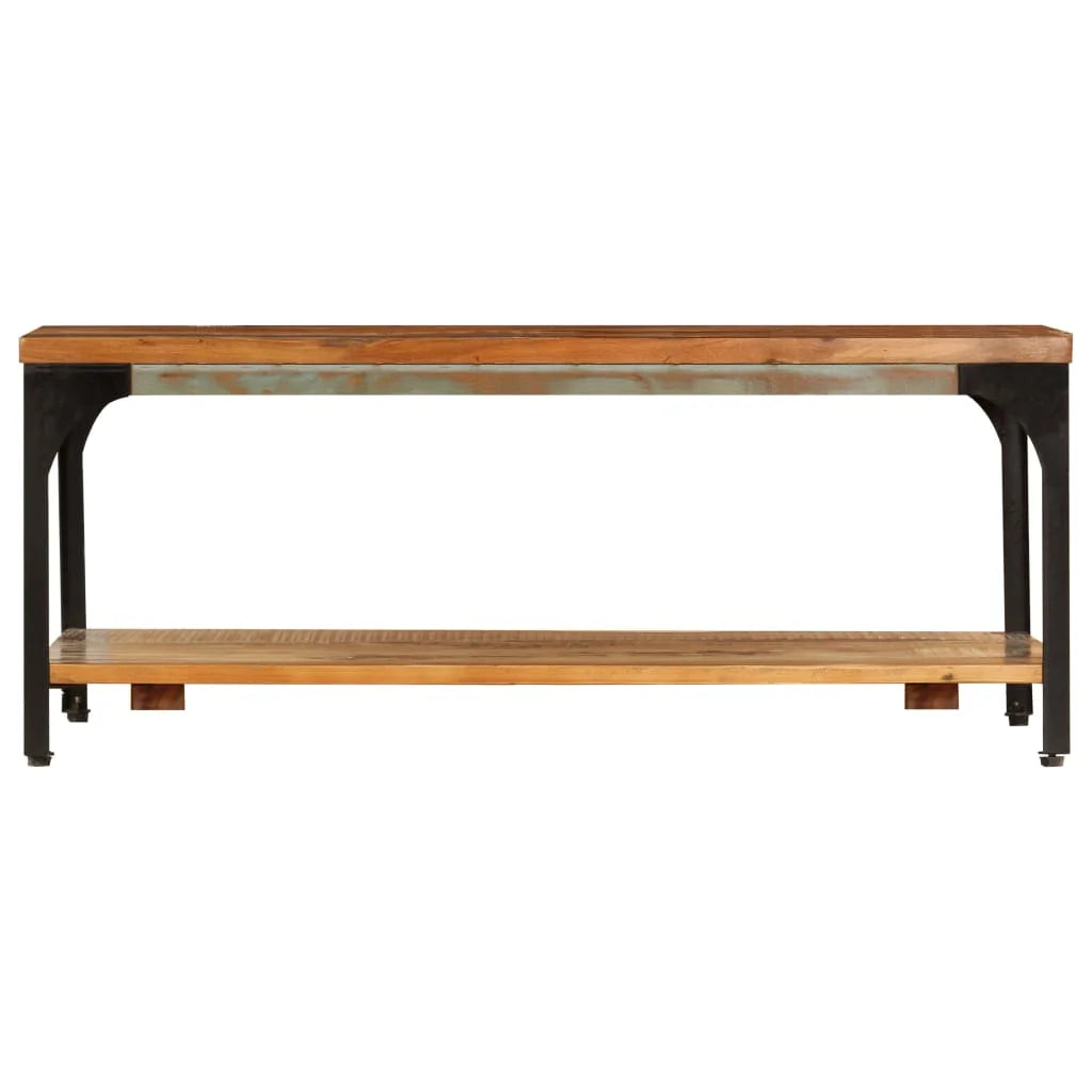Coffee Table with Shelf Solid Reclaimed Wood Q6607