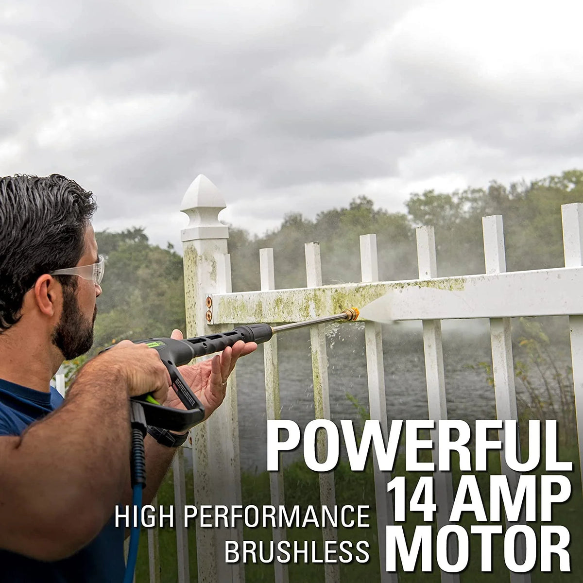 2300-PSI 14 Amp 2.3-GPM Brushless Pressure Washer R27617