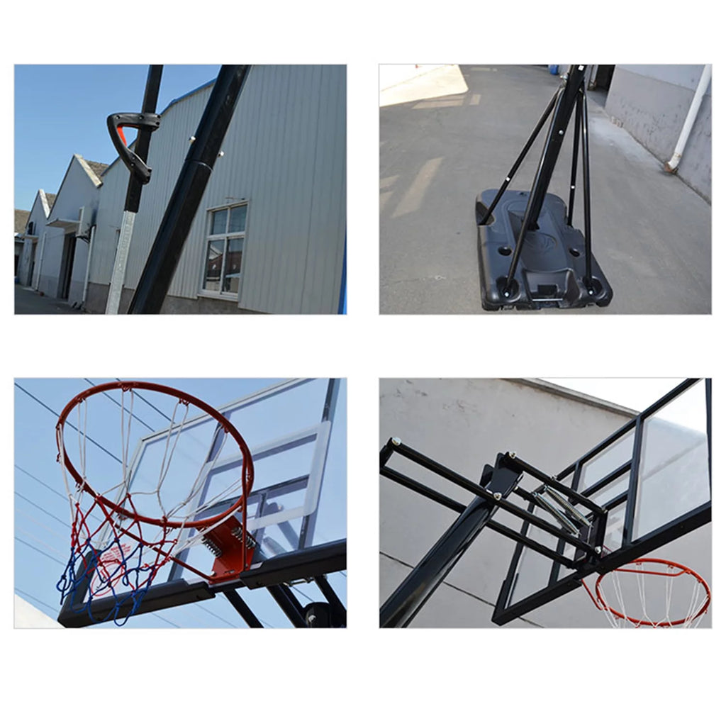 54 in. Portable Height Adjustable Basketball Hoop System I588