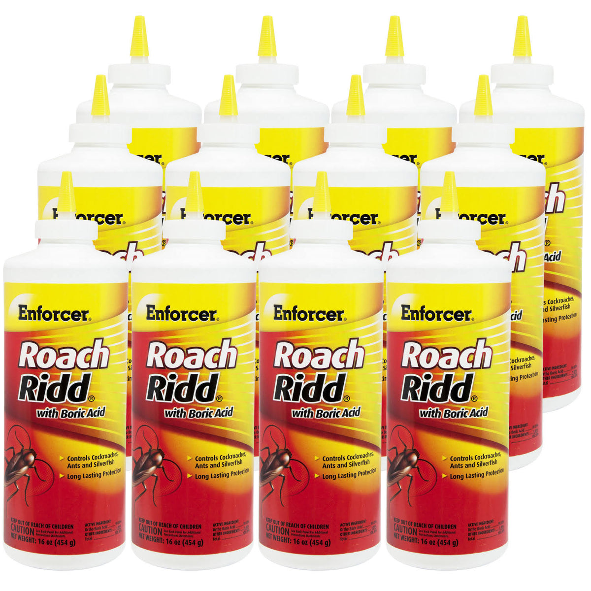 Boric Acid Roach Ridd 16 oz Case of 12 W6408