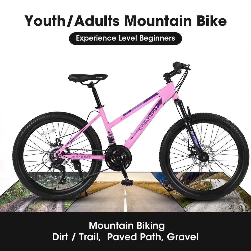24 inch Pink Mountain Bike L46169