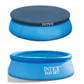 Inflatable Round Swimming Pool & Protective Cover J703769