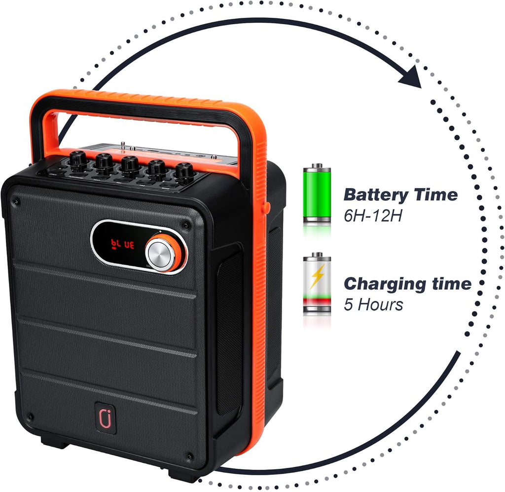 Rechargeable Portable Bluetooth Karaoke Machine with Microphone R2223