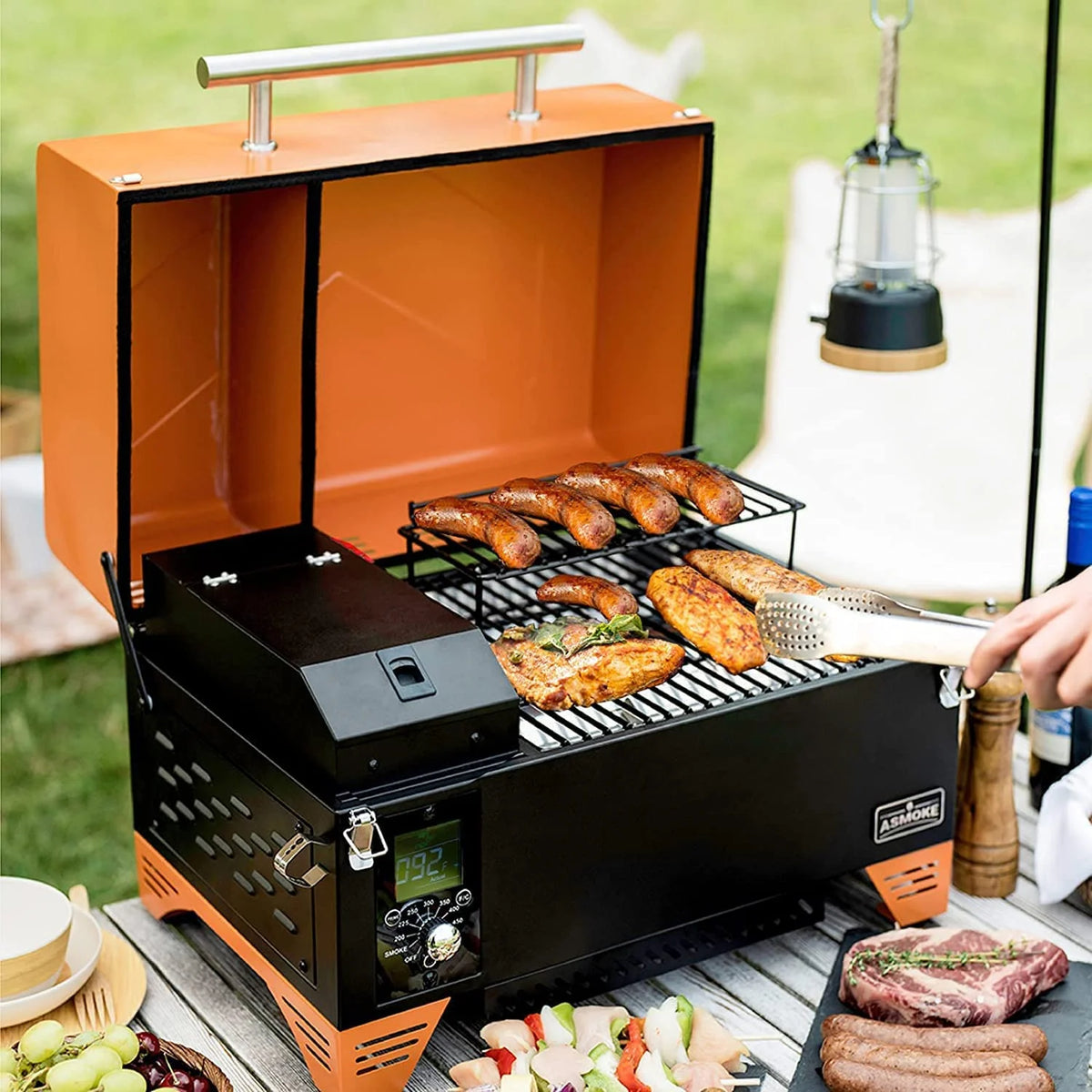Portable Wood Pellet Grill & Smoker S7011