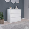 White Three Drawer Dresser U741