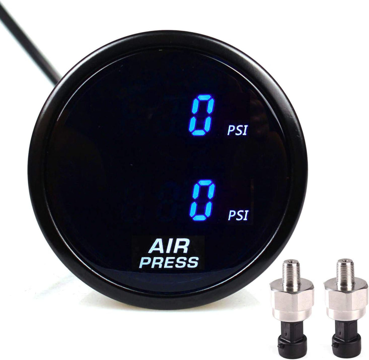 2Inch 290PSI Air Suspension Pressure Gauge with 2 Sensors K209666