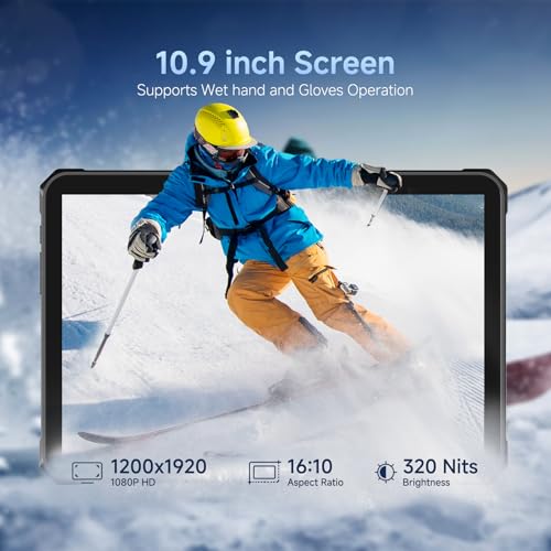 10.95 inch Android 14 Rugged Tablet 8GB+128GB IP68 Waterproof M30830