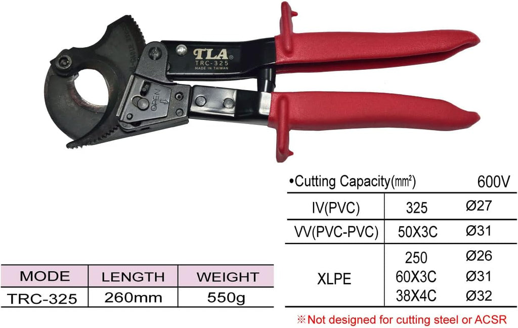 Ratchet Cable Wire Cutter O561