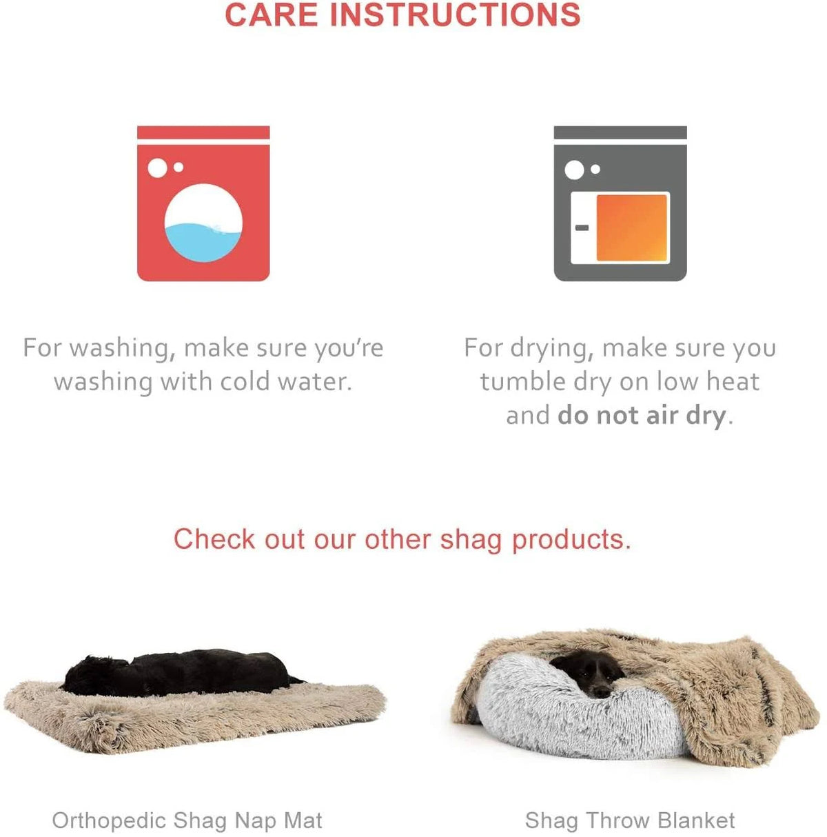 Shag Donut Cuddler Pet Bed D3260