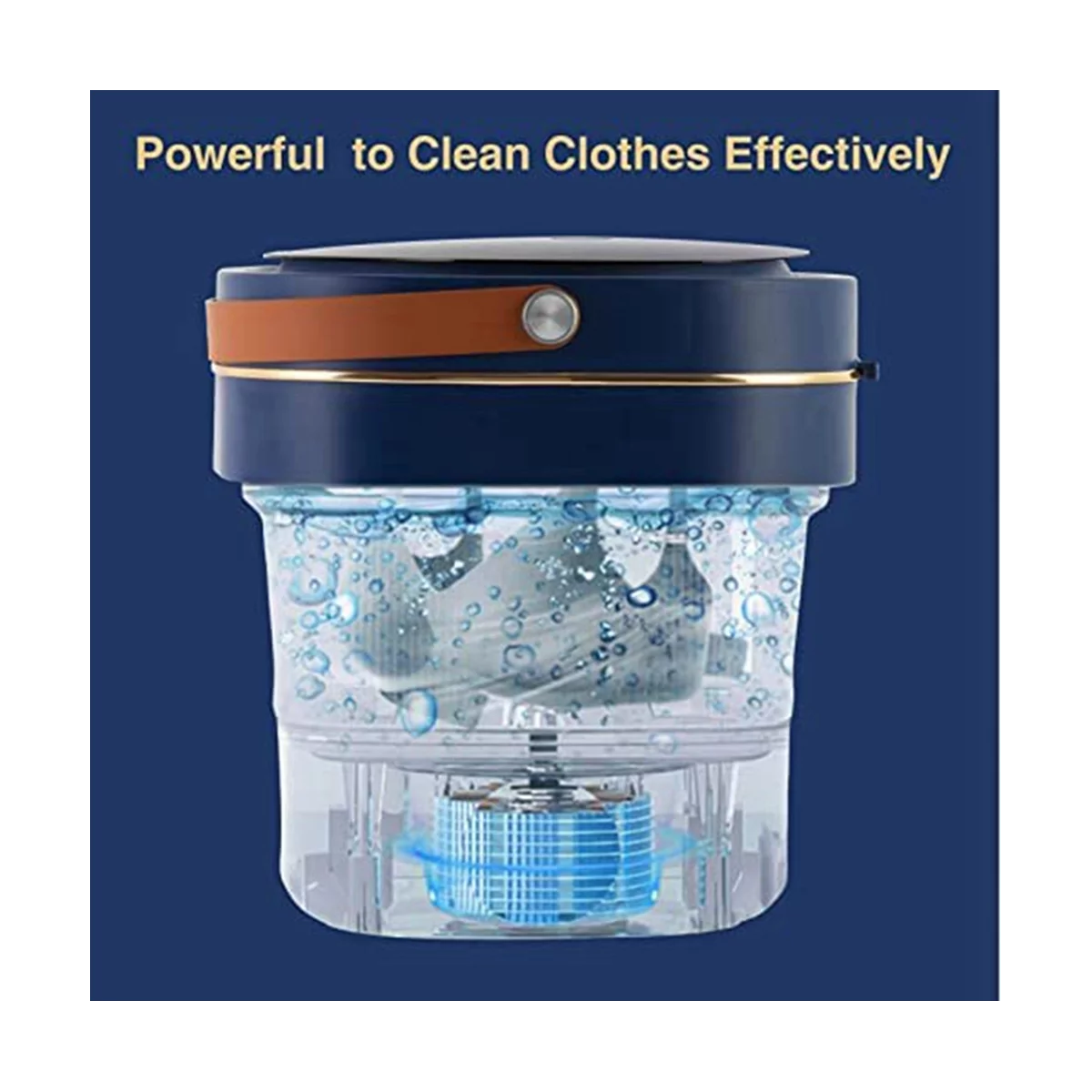8.5L Foldable Mini Washing Machine with Drainer Basket K582