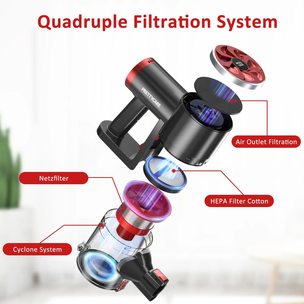 Cordless Stick Vacuum Cleaner Lightweight Q374799