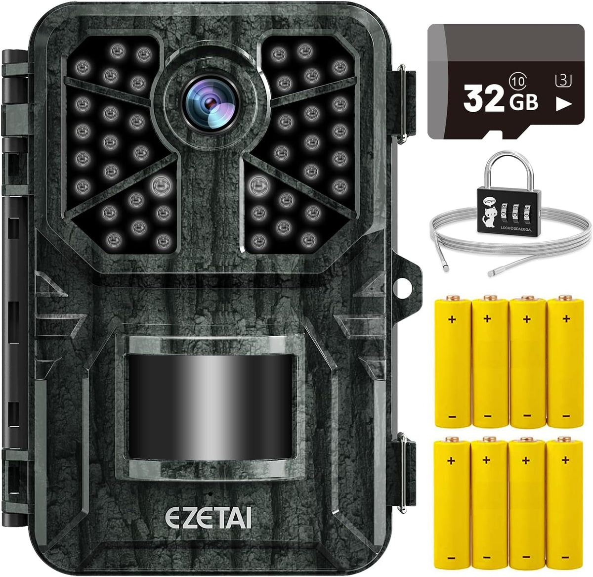 20MP Trail Camera with Night Vision Motion Sensor F6736