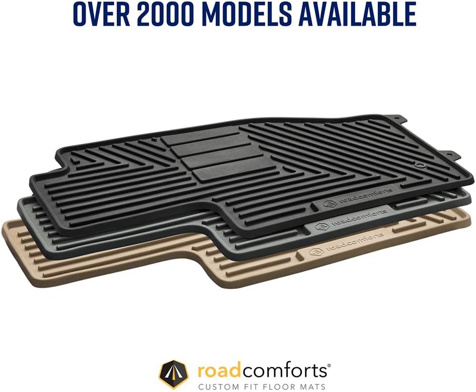 Custom Fit All Weather Floor Mats 4pcs Black K1722