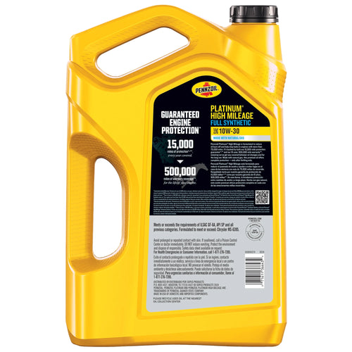 10W-30 Full Synthetic Motor Oil, 5 Quart Z293
