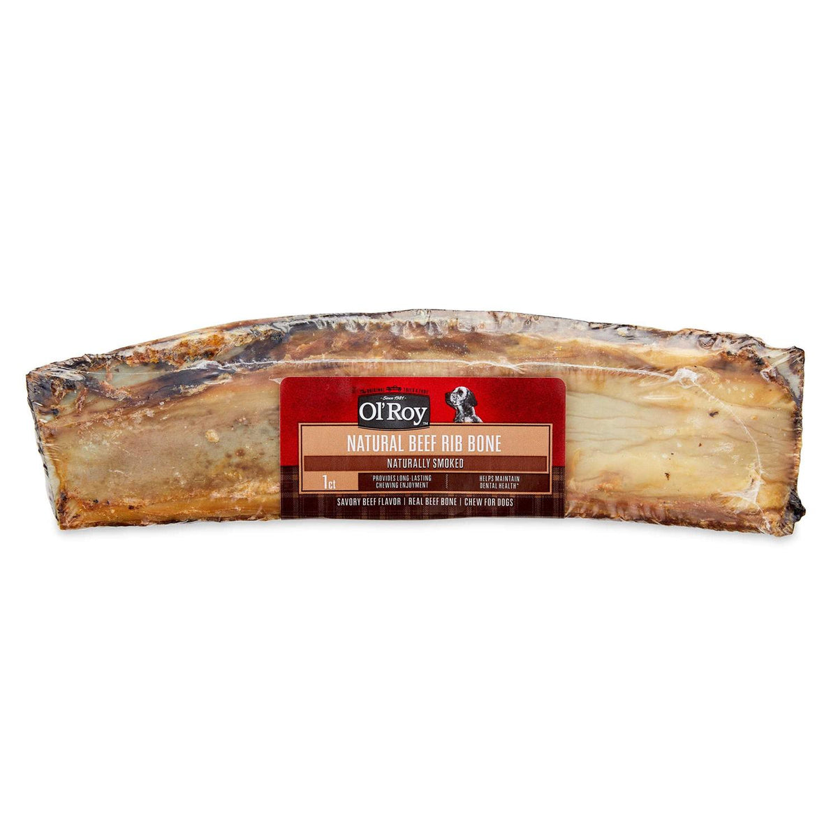 Natural Beef Rib Bone Chew for Dogs O2784