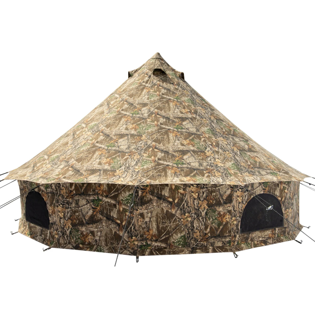 Canvas Bell Tent with Stove Jack, Water Repellent 4-Season Camp T18175