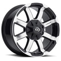 Black Machined Off-Road Wheel 15x7.5 5x4.5/5x5 -12mm B929