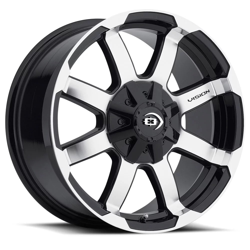 Black Machined Off-Road Wheel 15x7.5 5x4.5/5x5 -12mm B929