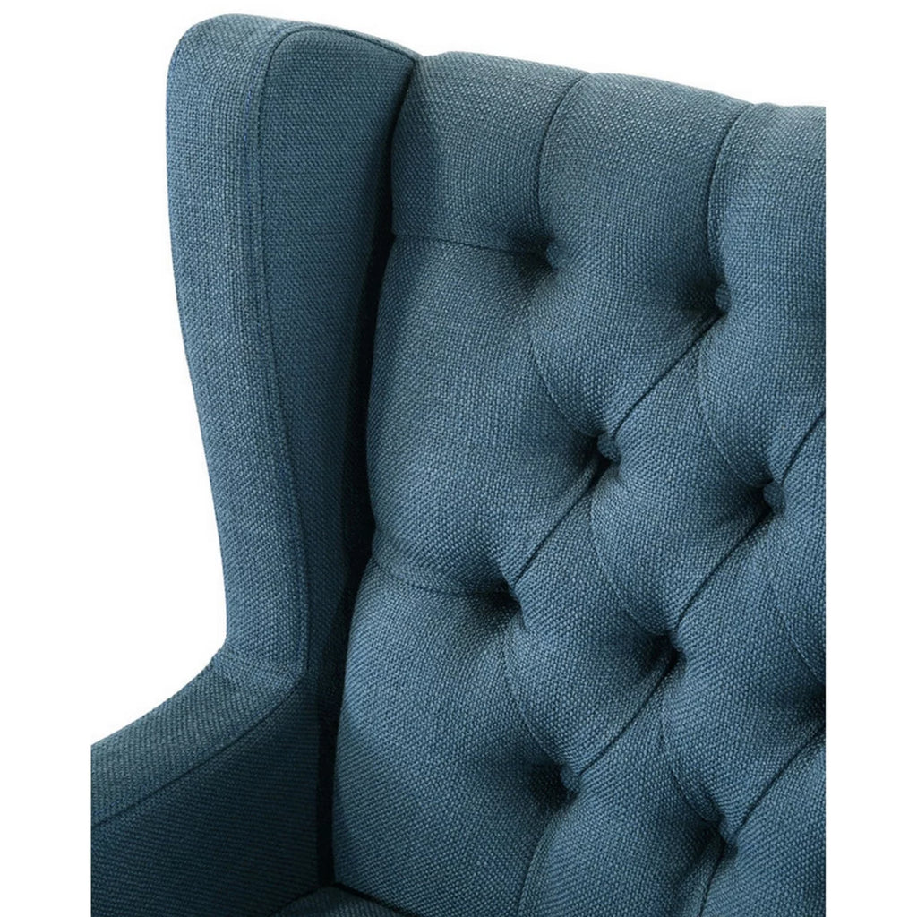 Blue Fabric Accent Chair G1114