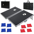 Portable Aluminum Framed Cornhole Toss Game Set with 8 Bean Bags R472