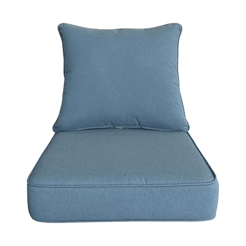 20"x42" Water-Proof UV Resistant Outdoor Dining Chair Cushion Q76067