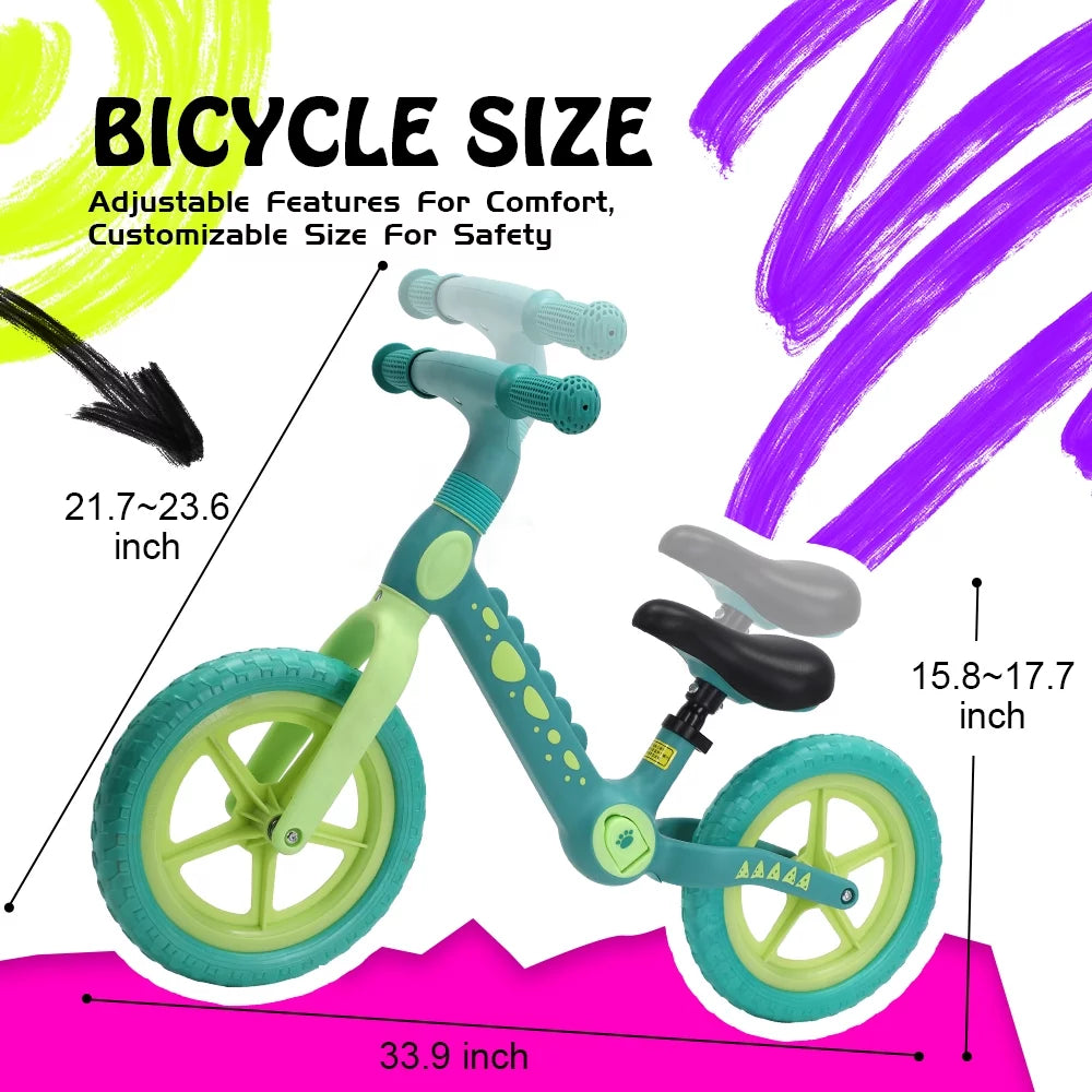 Blue No Pedal Kids Balance Bike C8207