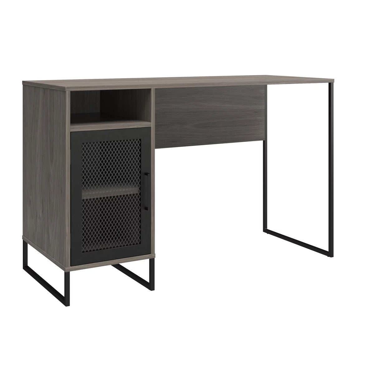 Gray Oak Computer Desk Z6886