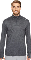 1/2 Zip Heather Asphalt N14507