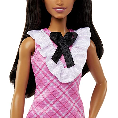 Purple Hair Plaid Shirt Doll C395787