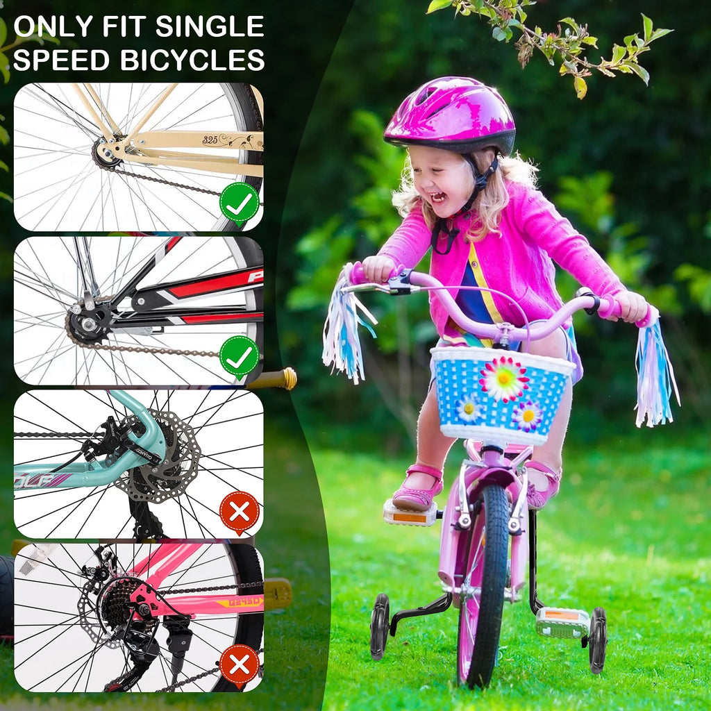 1 Pair Training Wheels for Bike G500