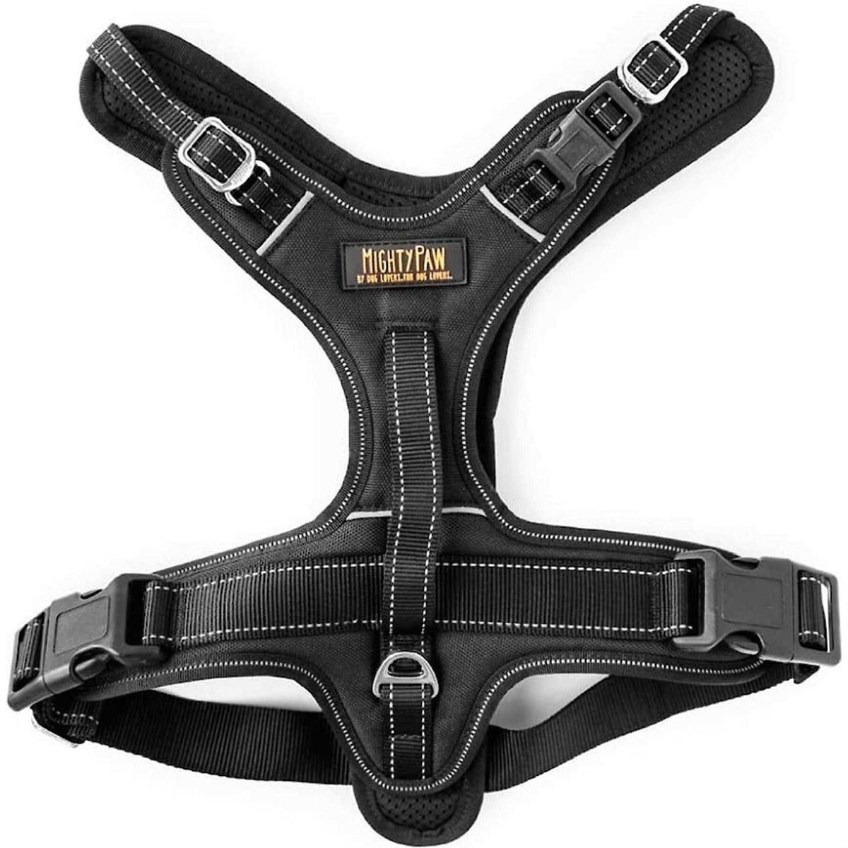 Padded Dog Harness Adjustable Neck and Chest Straps D287393