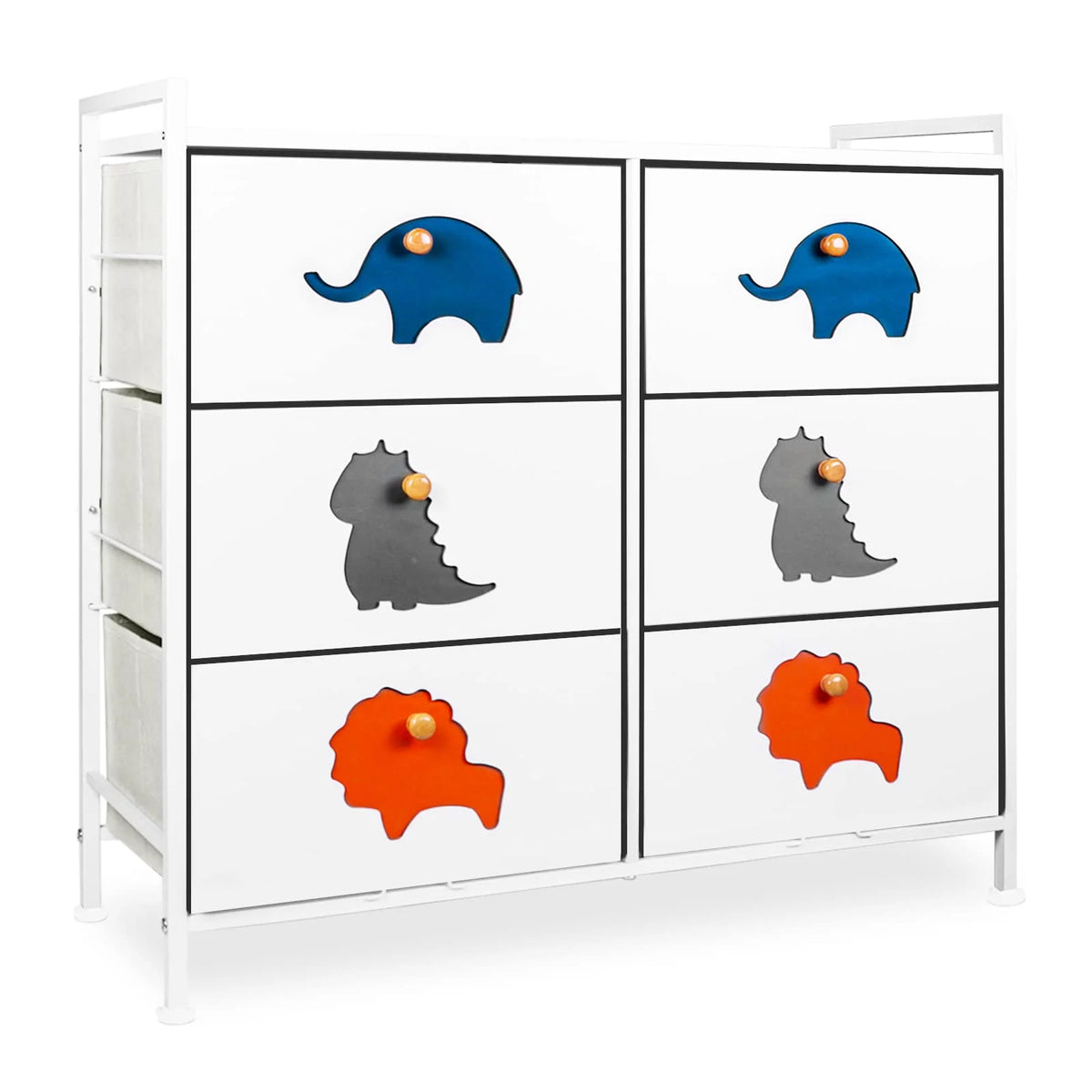 White 5 Drawer Dresser A764