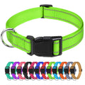 Reflective Nylon Adjustable Dog Collar with Quick Release Buckle F81690
