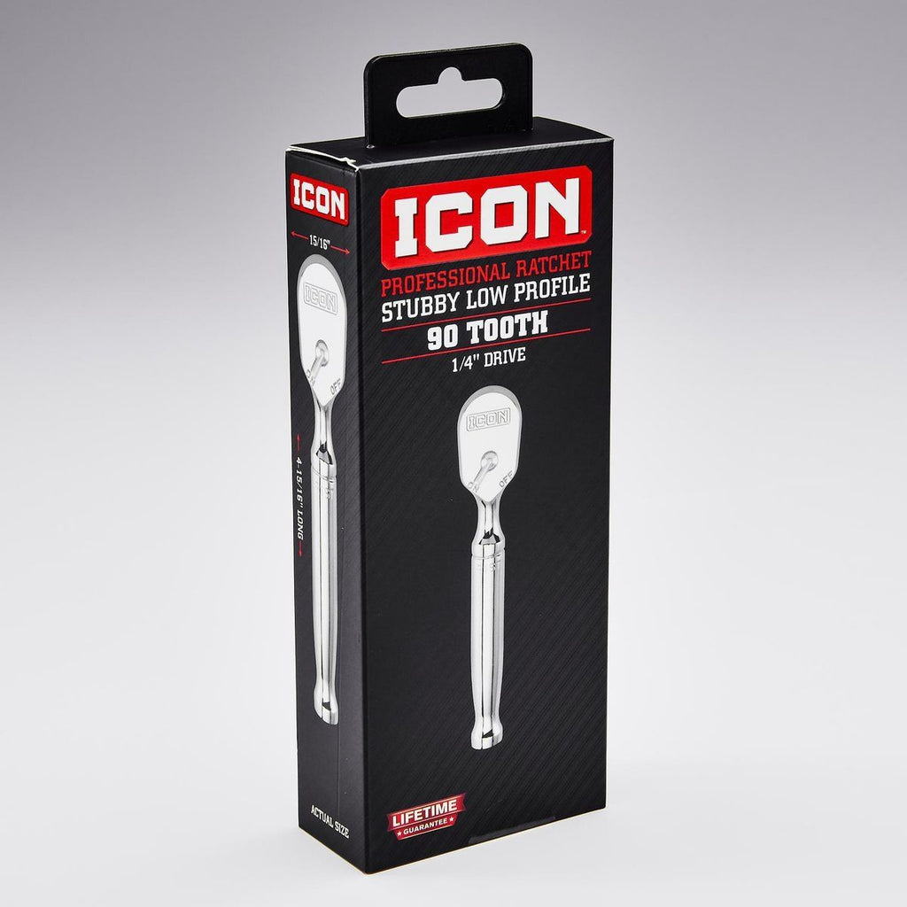 1/4 in. Drive Stubby Low-Profile Ratchet X80884