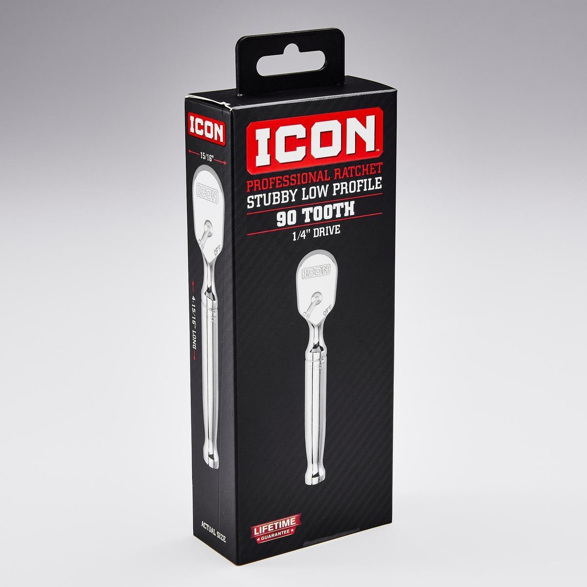 1/4 in. Drive Stubby Low-Profile Ratchet X80884