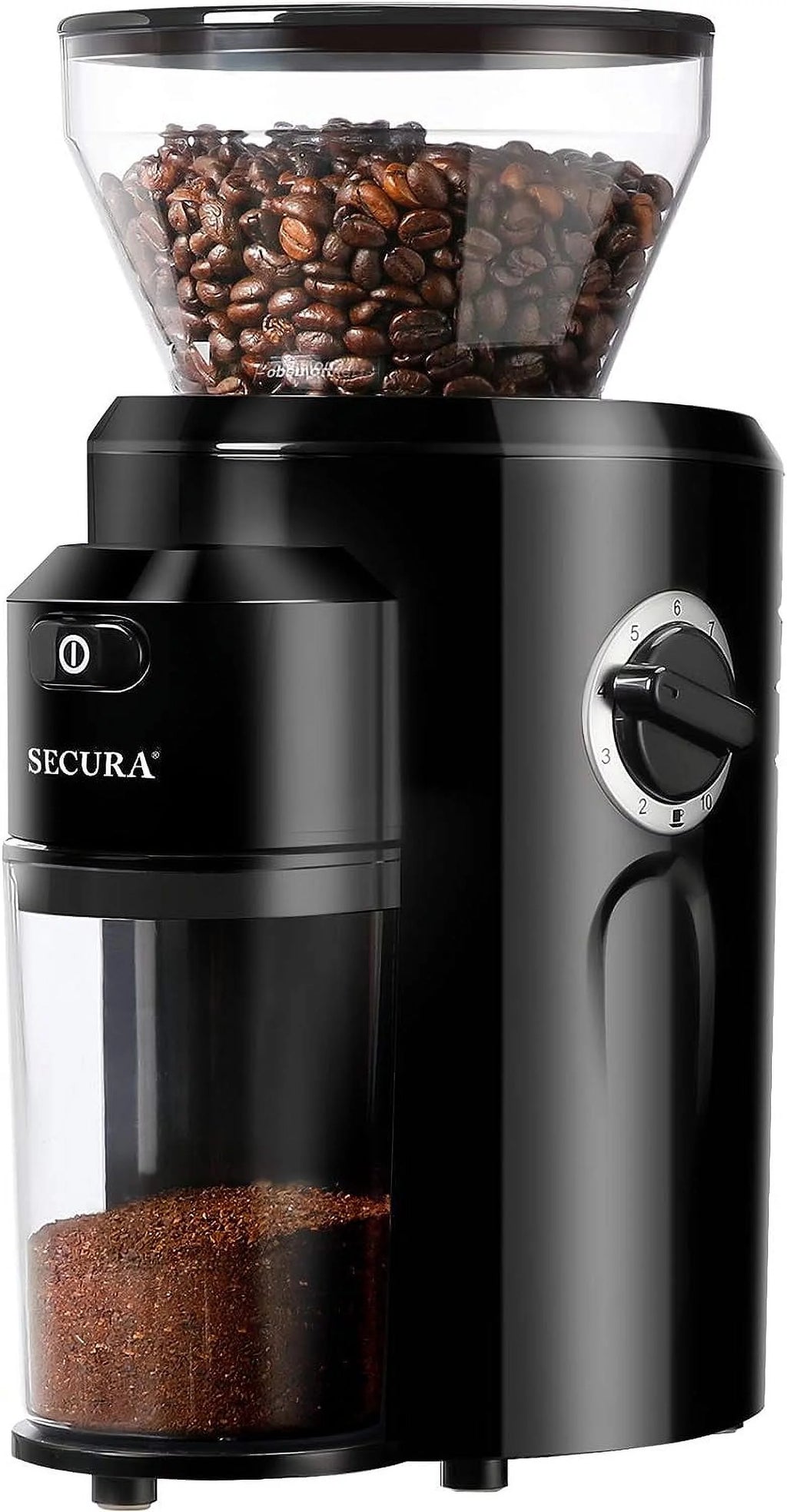 Automatic Conical Burr Coffee Grinder Black U19762