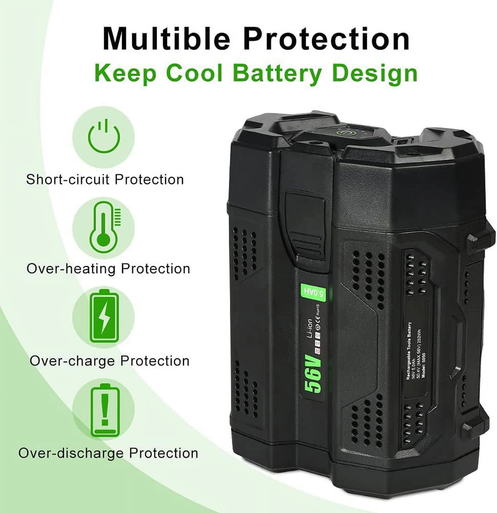 56V 5.0Ah Battery with Fuel Gauge I423