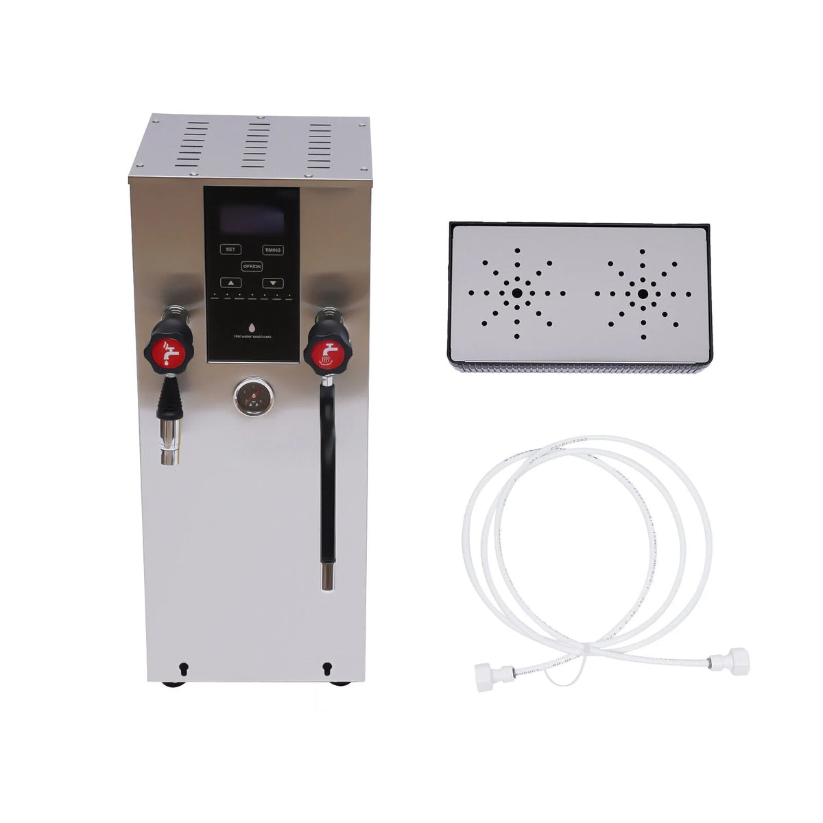 12L 4 in 1 Stainless Steel Espresso Coffee Milk Foam Maker 2500W L181653