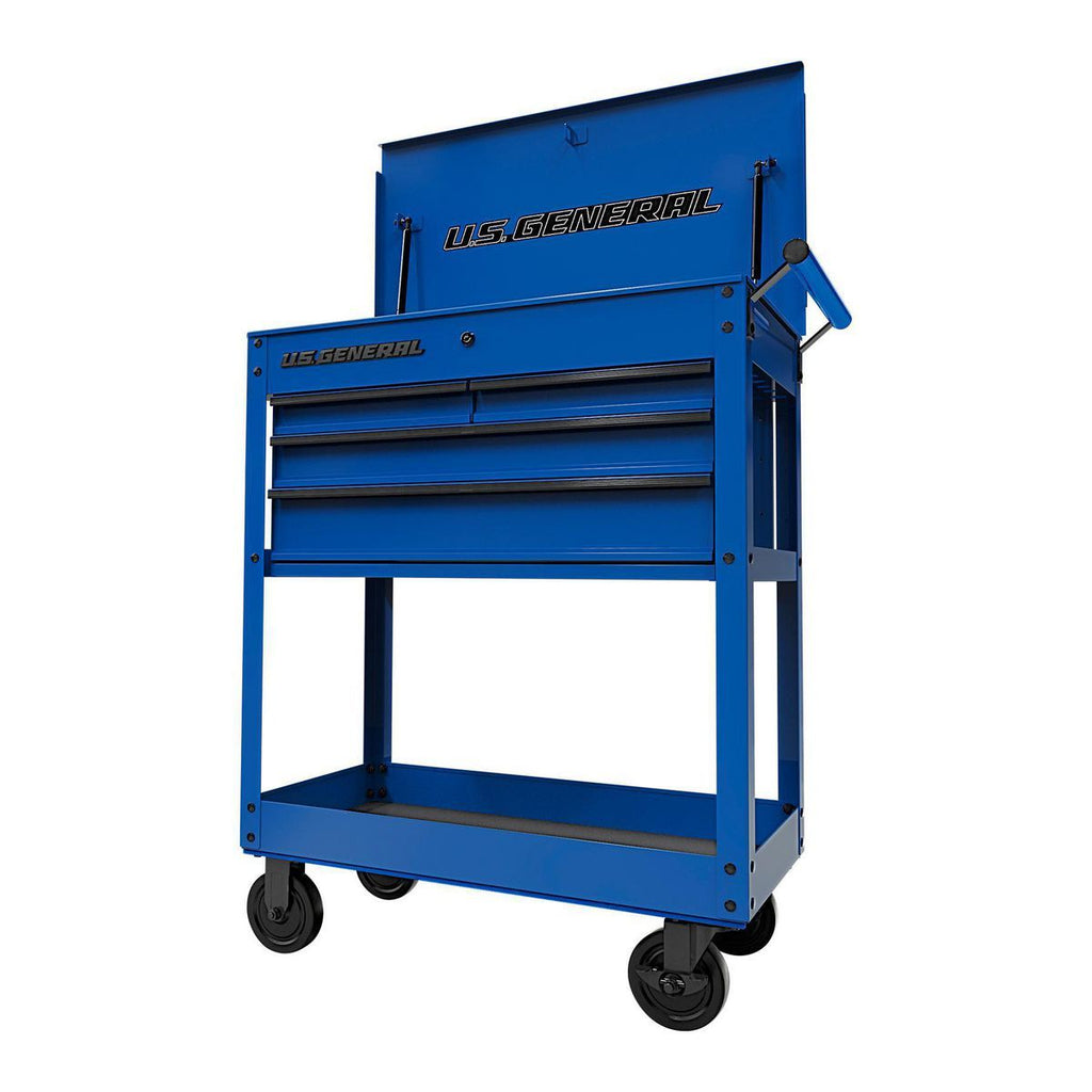 30 in. 4-Drawer Tech Cart, Red B40132